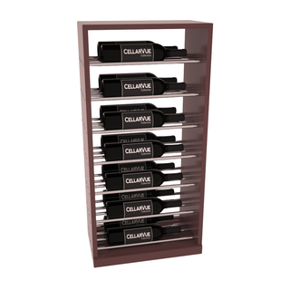 Elementcollection 17 5 Horizontal Base Metal Wine Display Oak Stained