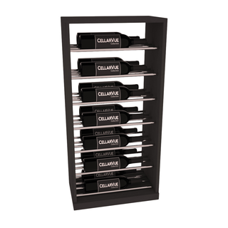 Elementcollection 17 5 Horizontal Base Metal Wine Display Oak Stained
