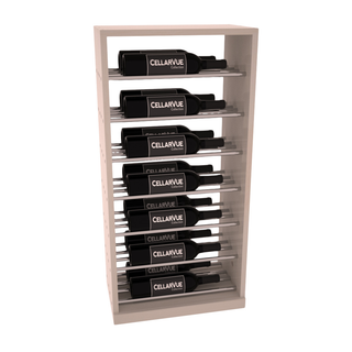 Elementcollection 17 5 Horizontal Base Metal Wine Display Walnut Stained