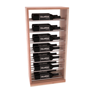 Elementcollection 17 5 Horizontal Base Display Black Metal Rail Cherry Stained