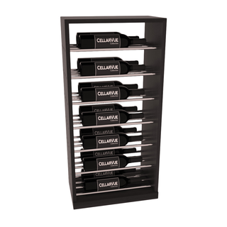 Elementcollection 17 5 Horizontal Base Metal Wine Display Greywash Stained