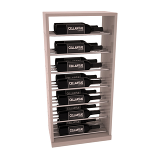 Elementcollection 17 5 Horizontal Base Display Black Metal Rail Oak Stained