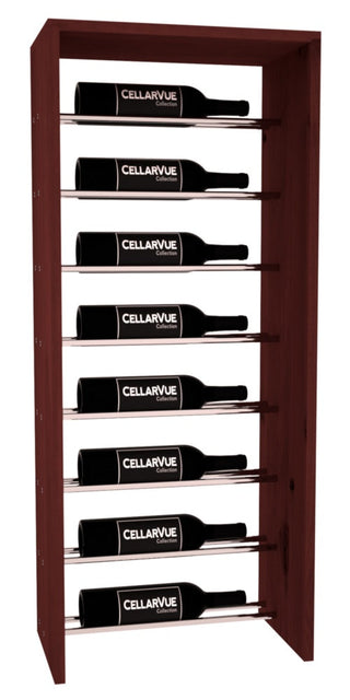 Elementcollection 17 5 Horizontal Top Metal Wine Display Walnut Stained