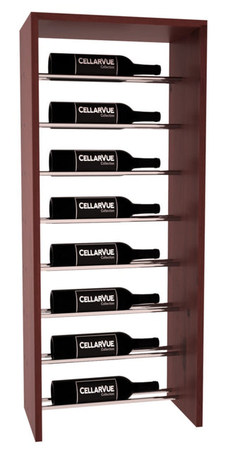 Elementcollection 17 5 Horizontal Top Metal Wine Display Walnut Stained
