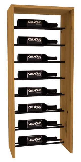 Elementcollection 17 5 Horizontal Top Display Black Metal Rail Oak Stained