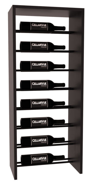Elementcollection 17 5 Horizontal Top Display Black Metal Rail Black Stained