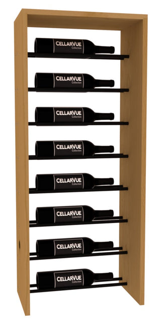 Elementcollection 17 5 Horizontal Top Display Black Metal Rail Oak Stained