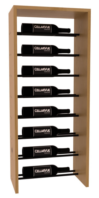 Elementcollection 17 5 Horizontal Top Display Black Metal Rail Oak Stained