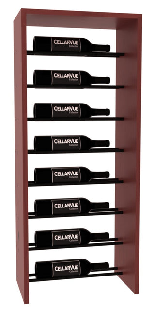 Elementcollection 17 5 Horizontal Top Display Black Metal Rail Cherry Stained