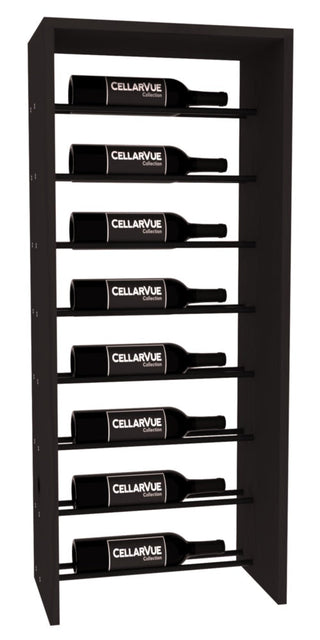 Elementcollection 17 5 Horizontal Top Display Black Metal Rail Black Stained