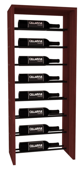 Elementcollection 17 5 Horizontal Top Display Black Metal Rail Cherry Stained