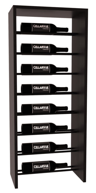 Elementcollection 17 5 Horizontal Top Display Black Metal Rail Black Stained
