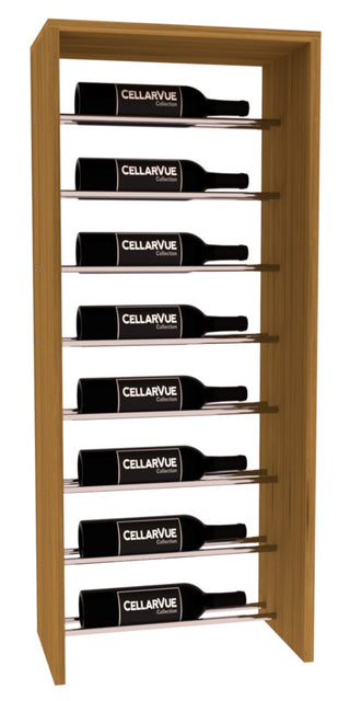 Elementcollection 17 5 Horizontal Top Metal Wine Display Cherry Stained