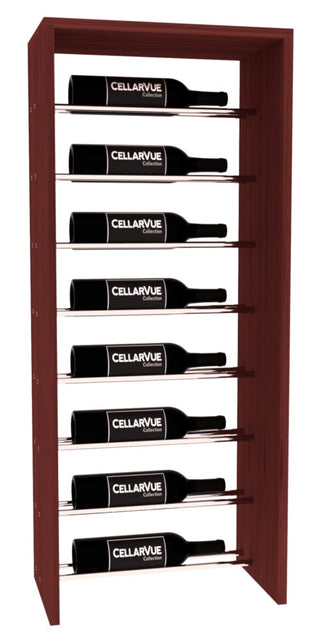Elementcollection 17 5 Horizontal Top Metal Wine Display Walnut Stained