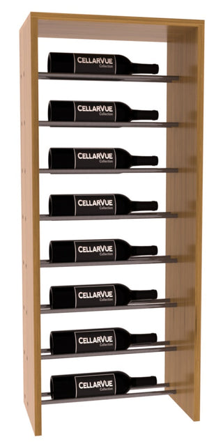 Elementcollection 17 5 Horizontal Top Display Gunmetal Rail Oak Stained