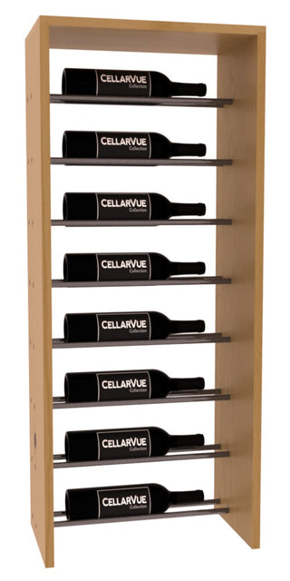 Elementcollection 17 5 Horizontal Top Display Gunmetal Rail Oak Stained