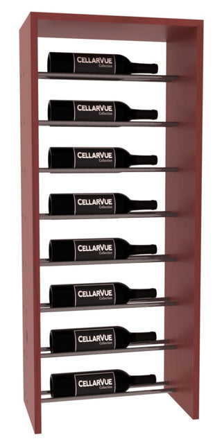 Elementcollection 17 5 Horizontal Top Display Gunmetal Rail Cherry Stained