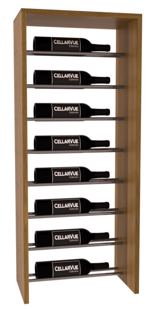 Elementcollection 17 5 Horizontal Top Display Gunmetal Rail Oak Stained