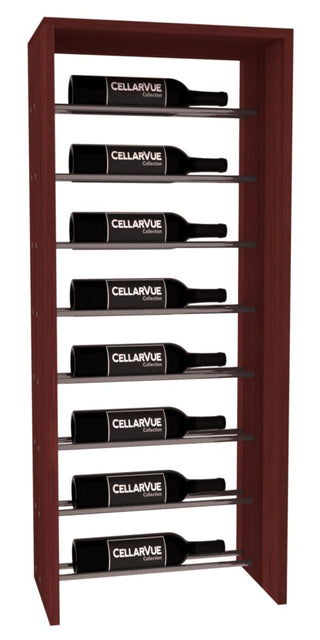 Elementcollection 17 5 Horizontal Top Display Gunmetal Rail Cherry Stained