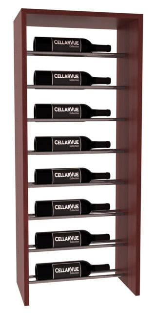 Elementcollection 17 5 Horizontal Top Display Gunmetal Rail Cherry Stained