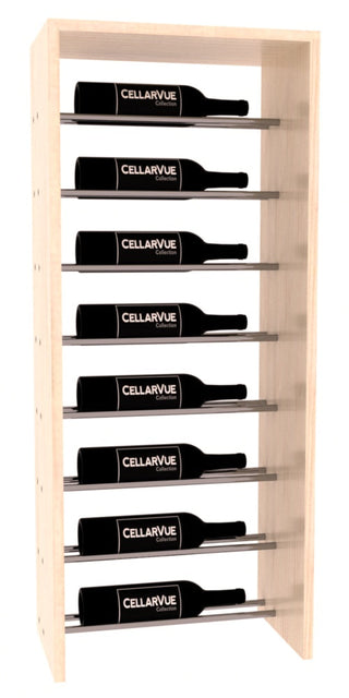 Elementcollection 17 5 Horizontal Top Metal Wine Display Oak Stained