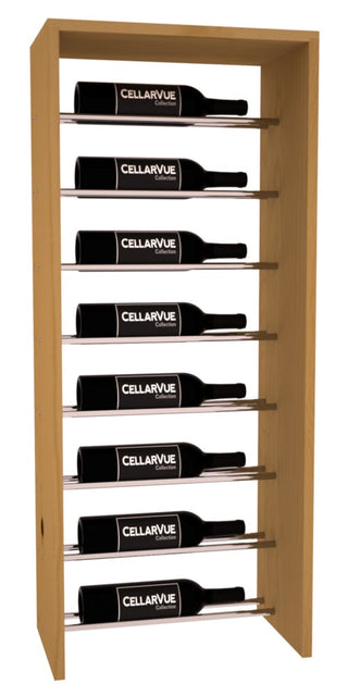 Elementcollection 17 5 Horizontal Top Metal Wine Display Cherry Stained