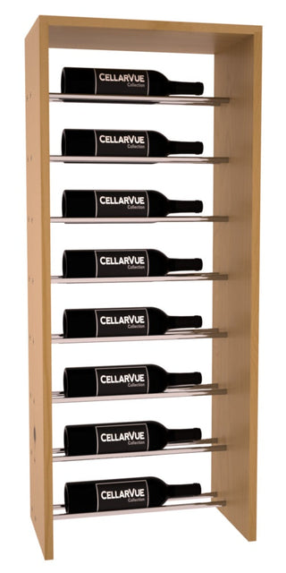 Elementcollection 17 5 Horizontal Top Metal Wine Display Cherry Stained