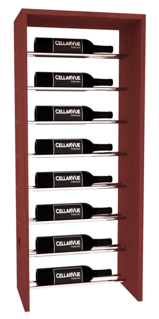 Elementcollection 17 5 Horizontal Top Metal Wine Display Walnut Stained