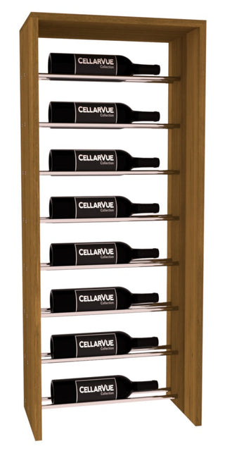 Elementcollection 17 5 Horizontal Top Metal Wine Display Cherry Stained