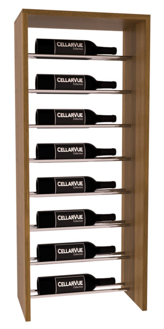 Elementcollection 17 5 Horizontal Top Metal Wine Display Cherry Stained