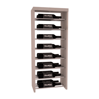 Elementcollection 17 5 Horizontal Double Deep Top Metal Wine Display Greywash Stained
