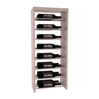 Elementcollection 17 5 Horizontal Double Deep Top Metal Wine Display Greywash Stained