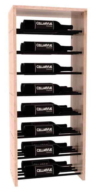 Elementcollection 17 5 Horizontal Double Deep Top Display Black Metal Rail Unstained