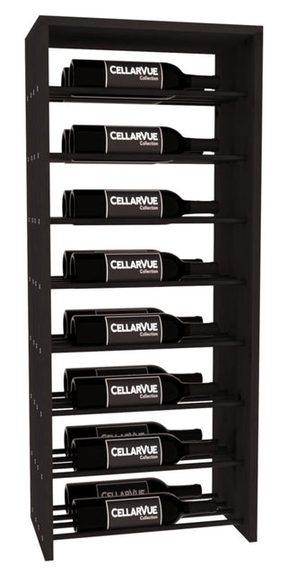 Elementcollection 17 5 Horizontal Double Deep Top Display Black Metal Rail Black Stained