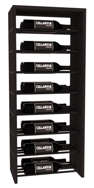 Elementcollection 17 5 Horizontal Double Deep Top Display Black Metal Rail Black Stained