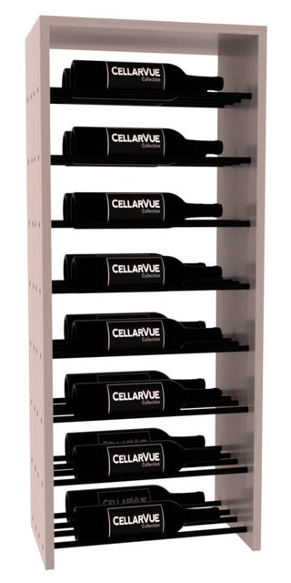 Elementcollection 17 5 Horizontal Double Deep Top Display Black Metal Rail Greywash Stained