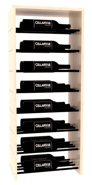 Elementcollection 17 5 Horizontal Double Deep Top Display Black Metal Rail Unstained