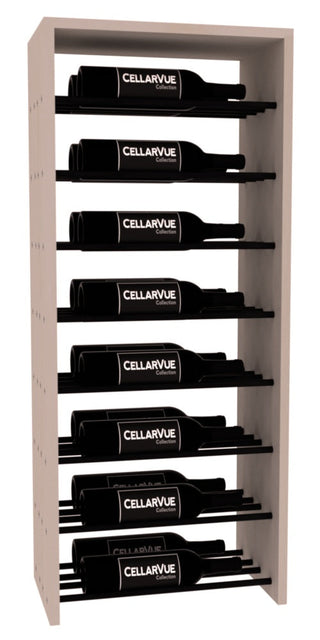 Elementcollection 17 5 Horizontal Double Deep Top Display Black Metal Rail Greywash Stained
