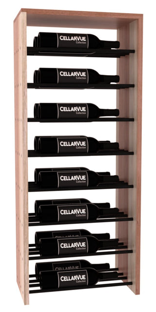 Elementcollection 17 5 Horizontal Double Deep Top Display Black Metal Rail Unstained