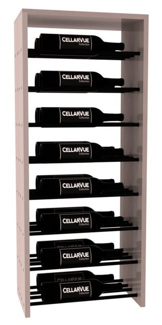 Elementcollection 17 5 Horizontal Double Deep Top Display Black Metal Rail Greywash Stained
