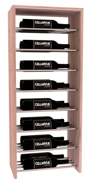 Elementcollection 17 5 Horizontal Double Deep Top Metal Wine Display Unstained