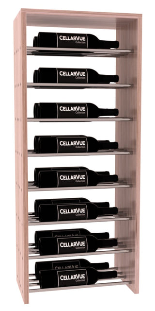Elementcollection 17 5 Horizontal Double Deep Top Metal Wine Display Unstained