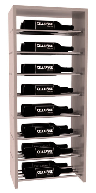 Elementcollection 17 5 Horizontal Double Deep Top Metal Wine Display Greywash Stained