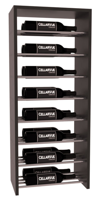 Elementcollection 17 5 Horizontal Double Deep Top Display Gunmetal Rail Black Stained