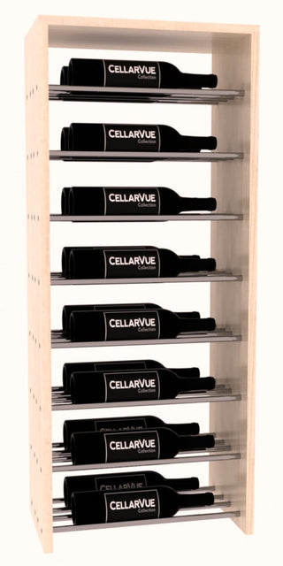 Elementcollection 17 5 Horizontal Double Deep Top Metal Wine Display Unstained