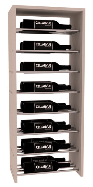 Elementcollection 17 5 Horizontal Double Deep Top Metal Wine Display Greywash Stained