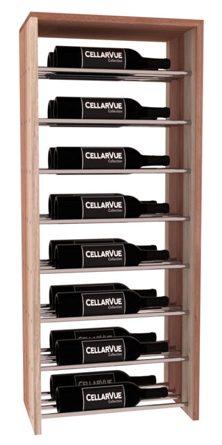 Elementcollection 17 5 Horizontal Double Deep Top Metal Wine Display Unstained