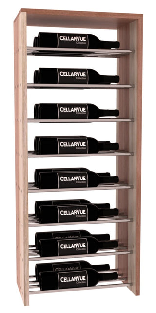 Elementcollection 17 5 Horizontal Double Deep Top Metal Wine Display Unstained