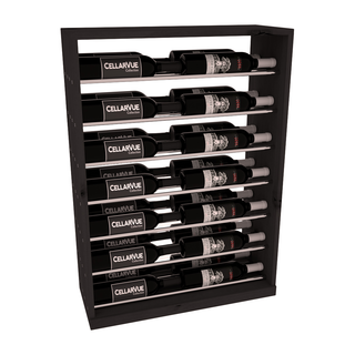 Elementcollection 26 Horizontal Base Display Black Metal Rail Greywash Stained