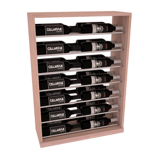 Elementcollection 26 Horizontal Base Metal Wine Display Cherry Stained